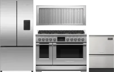4 Piece Package Includes Refrigerator, Range, Hood And Dishwasher